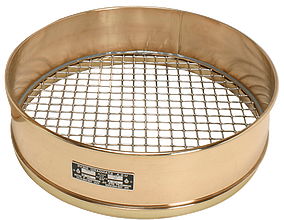 Sieve, Riddle 18" Diameter — No. 14 (1.40mm) Stainless Mesh and Brass Frame